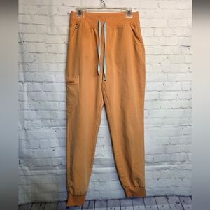 Figs/ Light Orange Technical Collection Scrub Pants